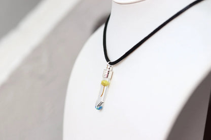 Personalized TUBE PENDANT Necklace