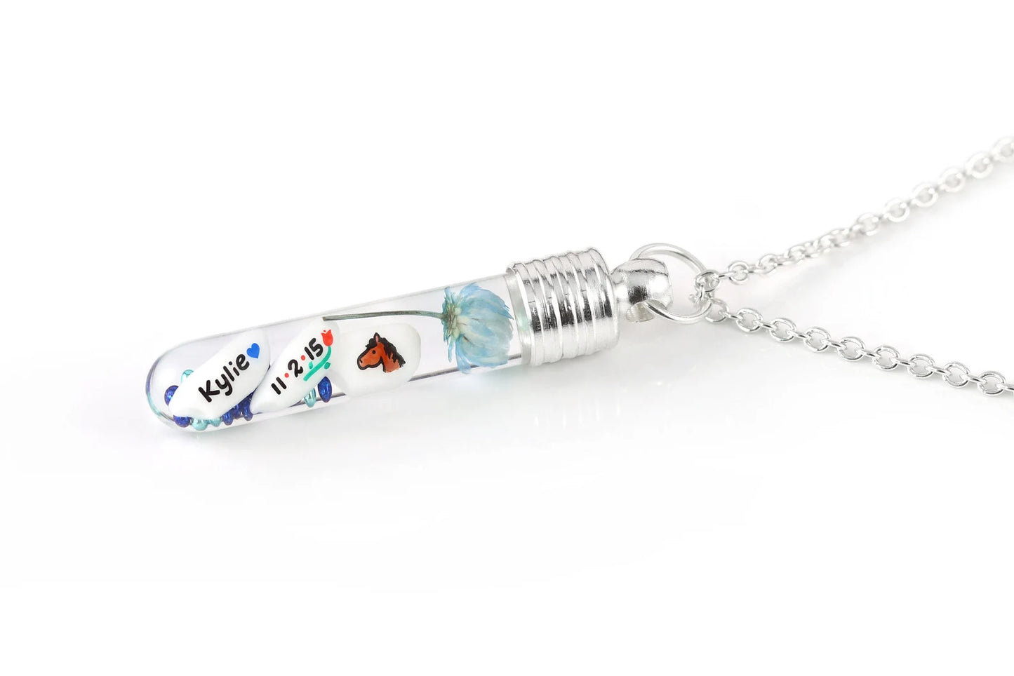 Personalized TUBE PENDANT Necklace