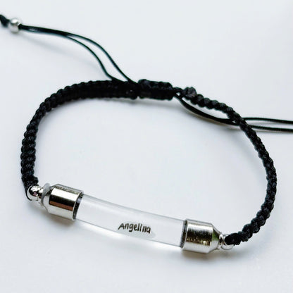 Personalized Bracelet, written on rice grains