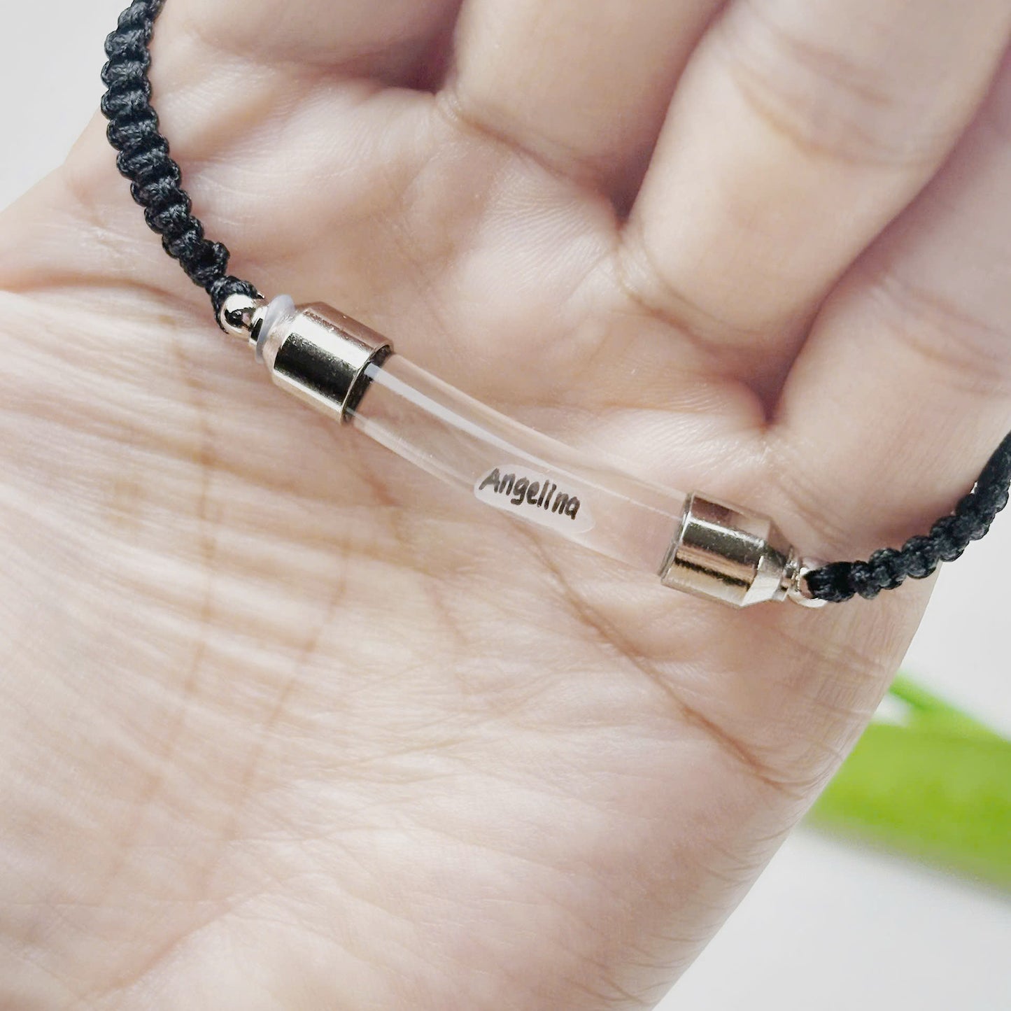 Personalized Bracelet, written on rice grains