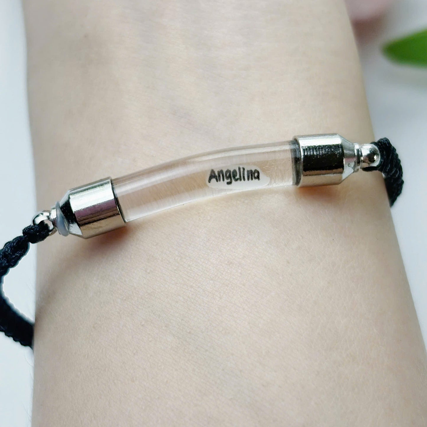 Personalized Bracelet, written on rice grains