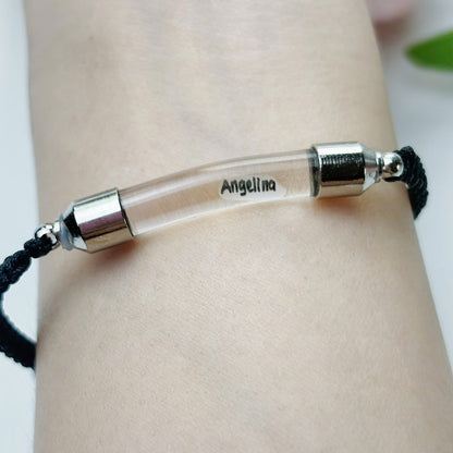 Personalized Bracelet, written on rice grains